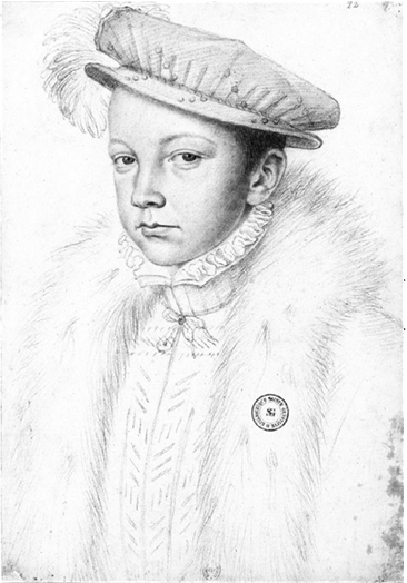 Франсуа Клуэ. Франциск II Французский. 1560. Национальная библиотека Франции, Париж
