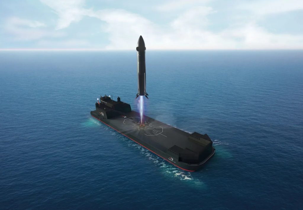 Анимация посадки Neutron на баржу. Источник: Rocket Lab