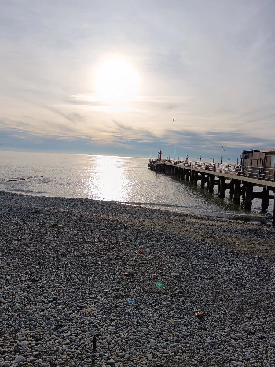 Море в Адлере.