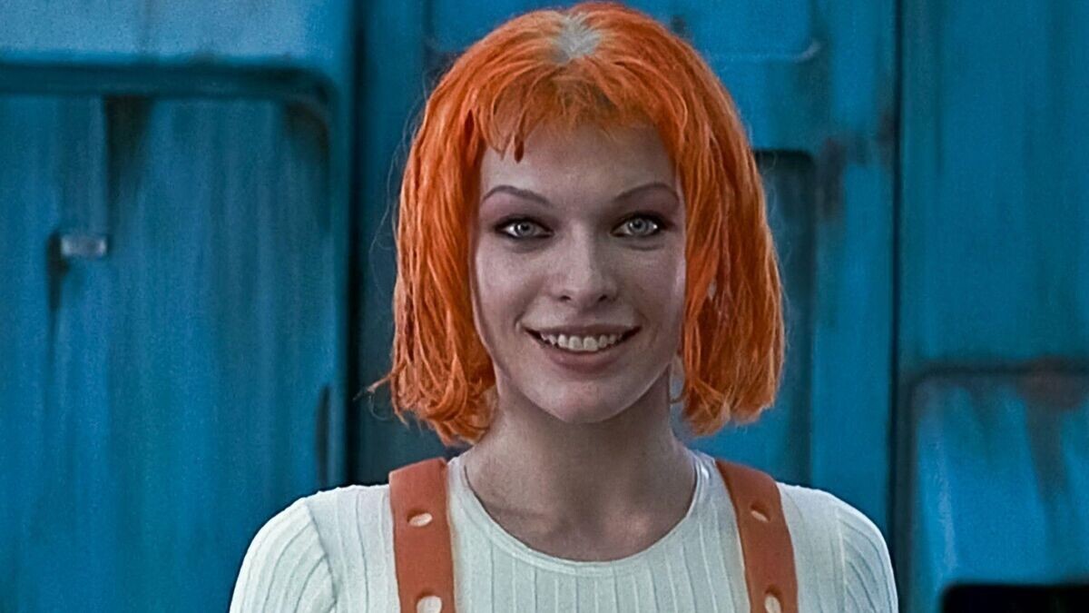 Милла Йовович в роли Лилу (Пятый Элемент)