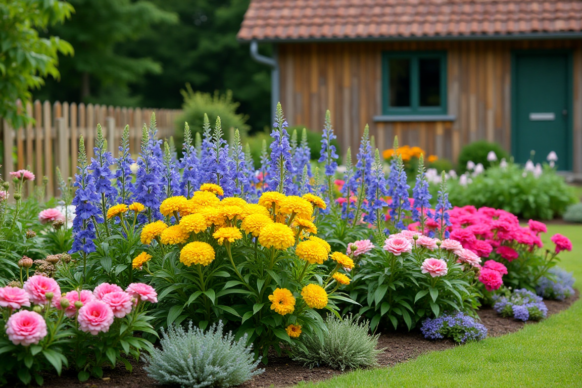 Как правильно сочетать цвета в цветнике