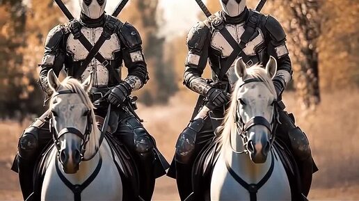 НЕЙРОВЫЗОВ 🤍 | DEADPOOL CLONES ON HORSEBACK PICK TEAM AI deadpool ...