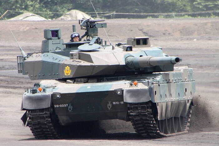 Танк Type 10, вид спереди/ Фото: invoen.ru