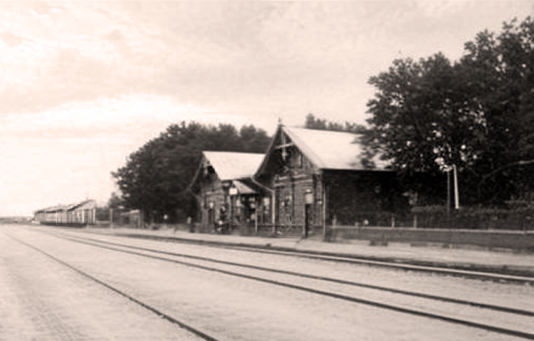 Станция Жданка воссозданная с помощью ИИ