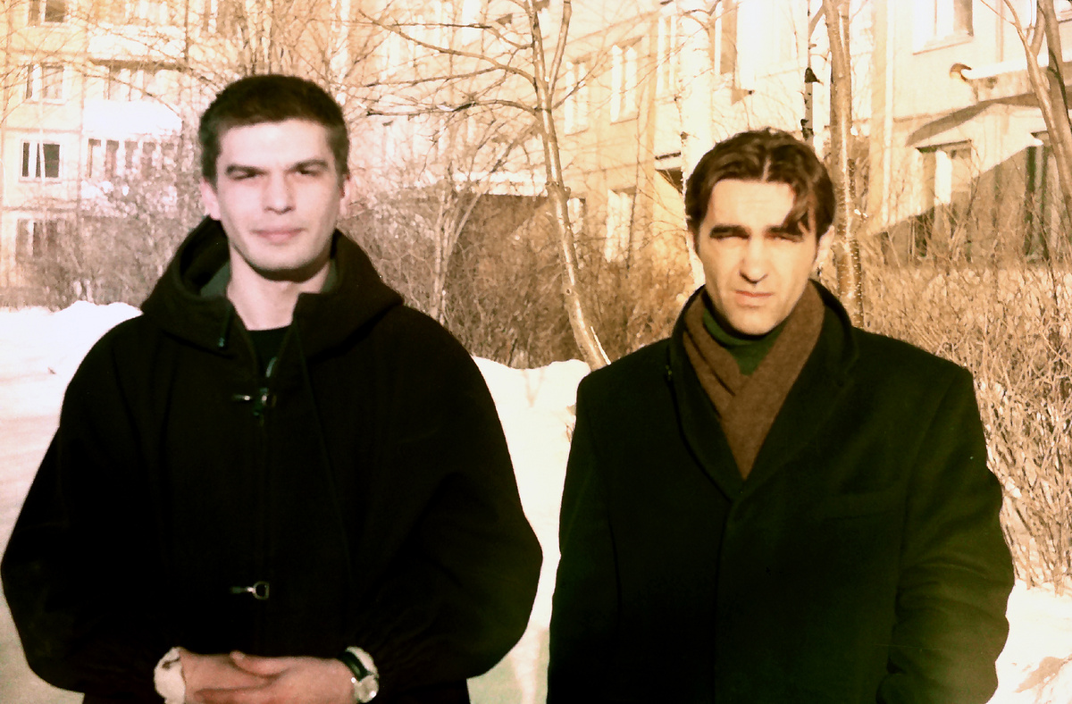 Вячеслав Бутусов и Юрий Каспарян, декабрь 1996 года. Фото: Леонид Новиков