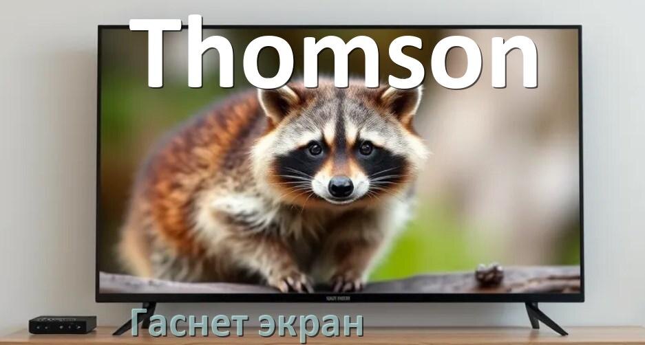 
Почему у телевизора Thomson гаснет экран, но звук есть что делать