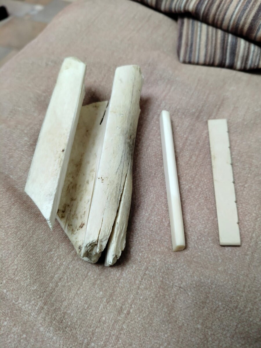    Исходный материал и готовое изделие