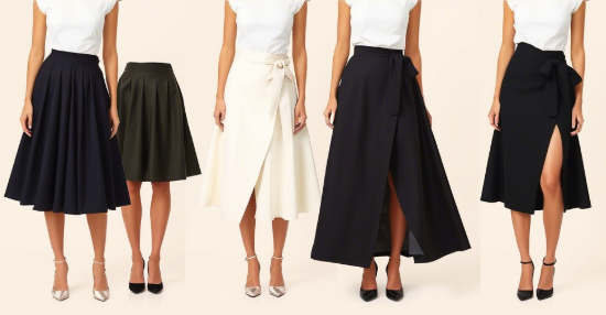 Юбка по типу фигуры