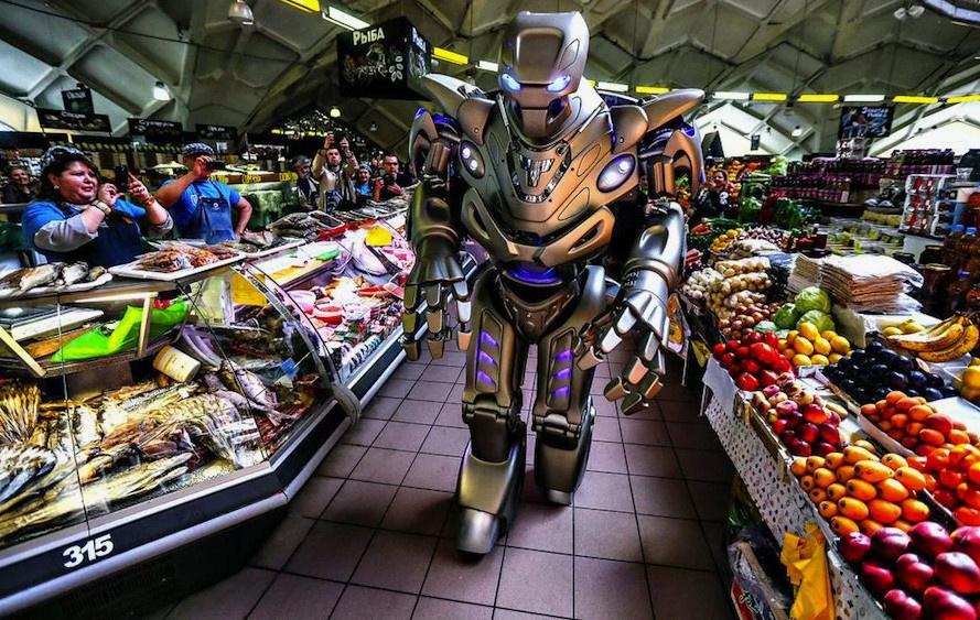 Робот на рынке