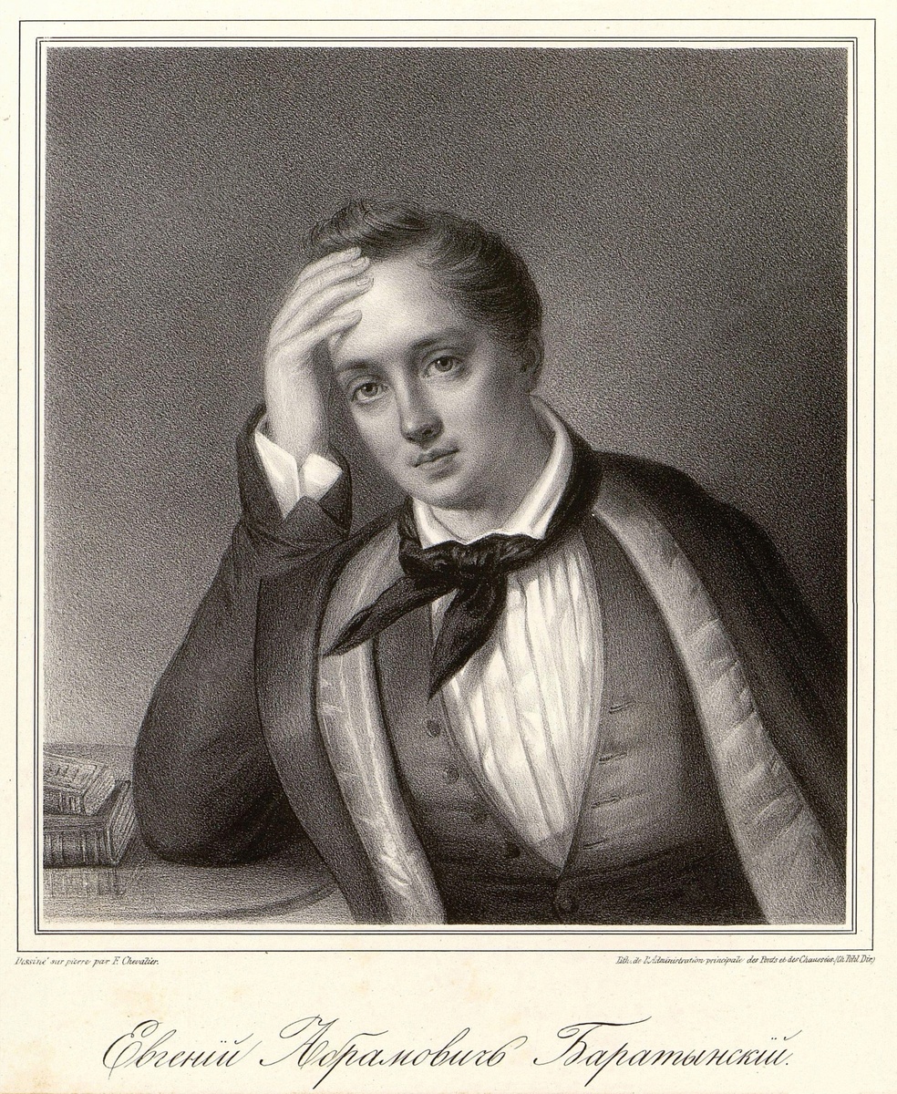    Ф. Шевалье. Портрет Е.А. Баратынского. 1850 год / wikipedia.org