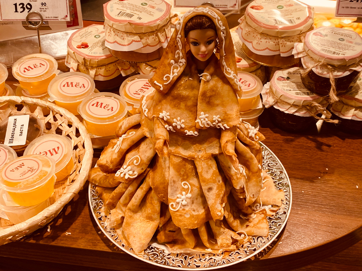 Фото автора. Масленица из блинчиков. Всех с праздником! 