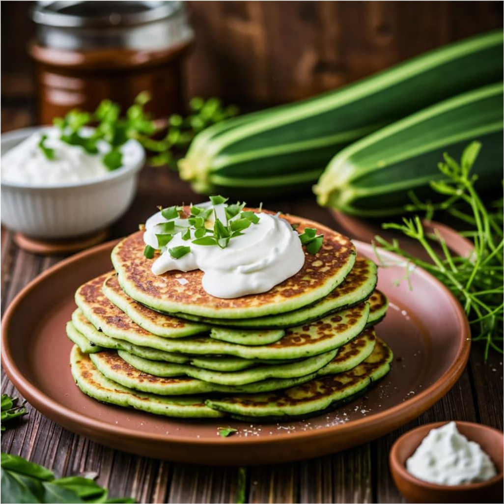 кабачковые оладьи