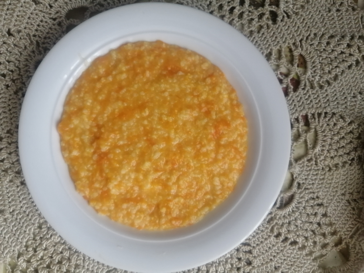 Каша пшеннная с тыквой.