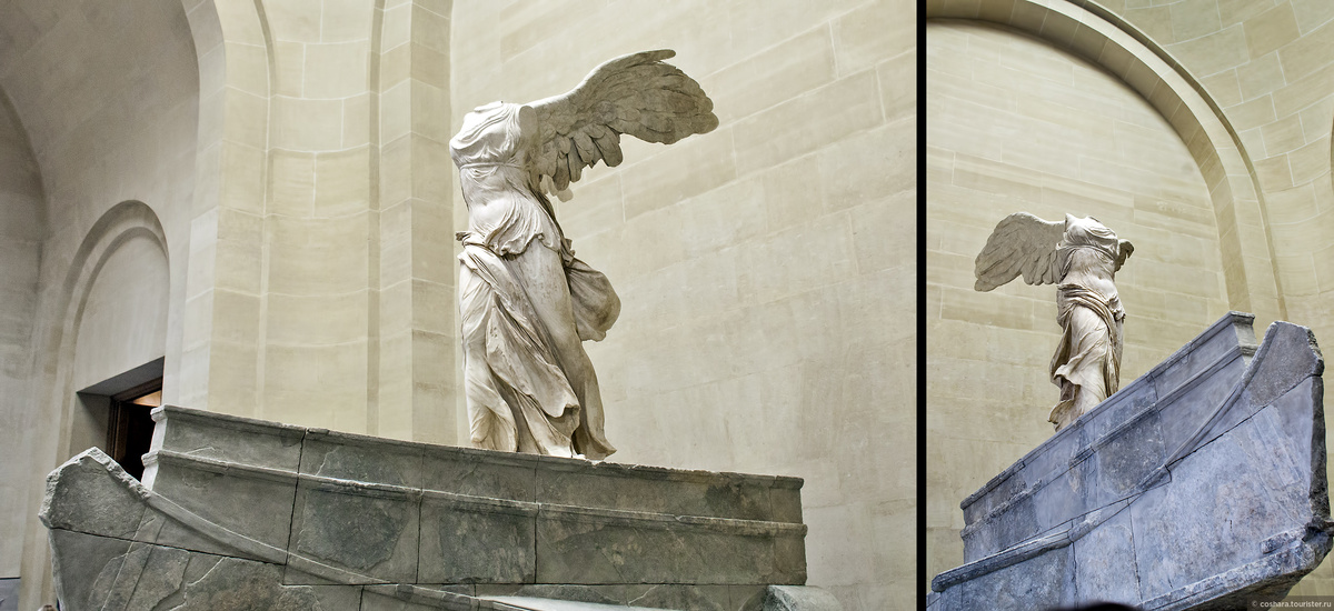 Ника самофракийская в Лувре