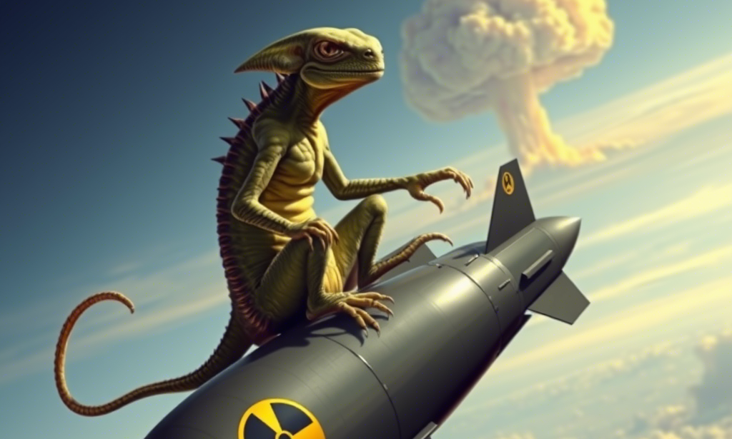 Рептилоиды наносят орбитальный удар