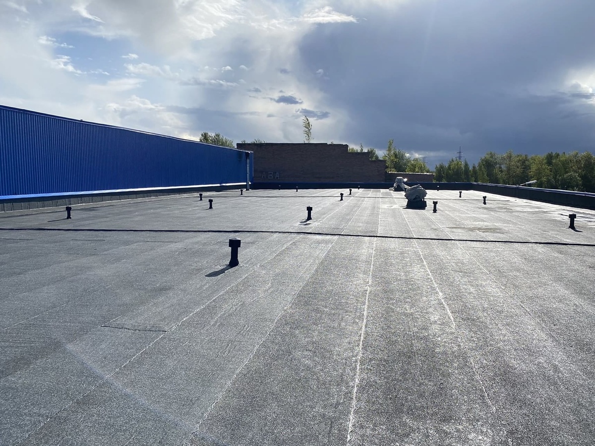 Ремонт кровли производственных помещений
