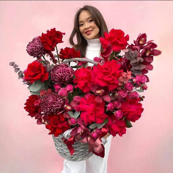 Композиция "Бархатная лента"