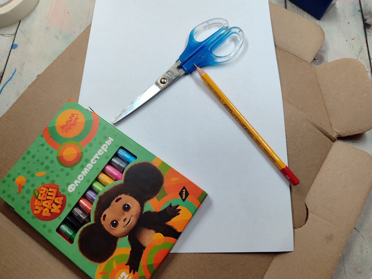 Фотоаппарат - простая поделка с детьми