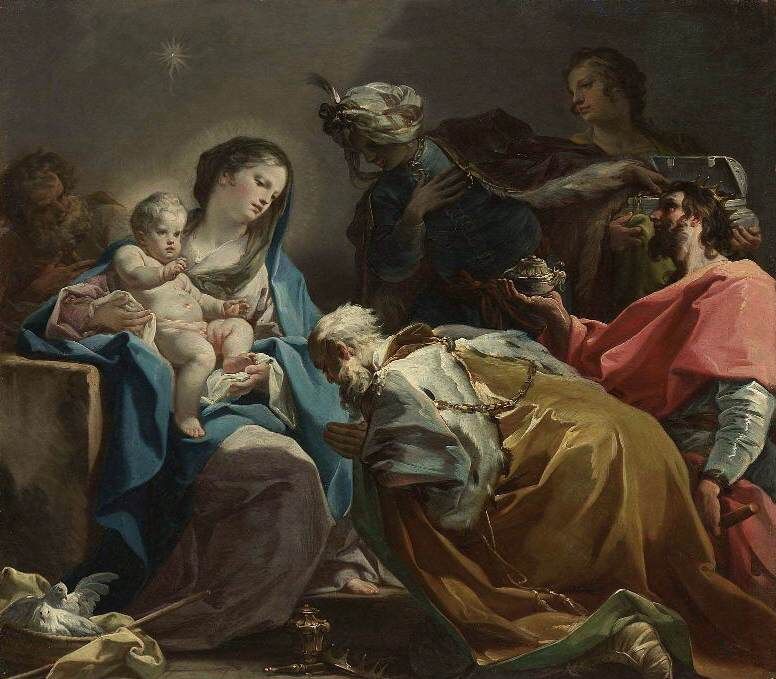 Коррадо Джаквинто, Поклонение волхвов, 1725