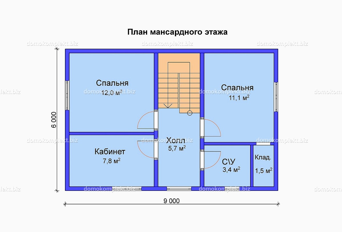 Планировка 2-го этажа