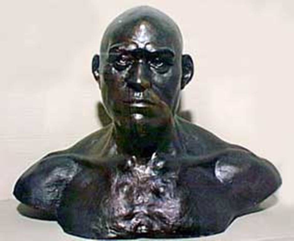 Рис 1. Реконструкция внешнего облика человека со стоянки Сунгирь