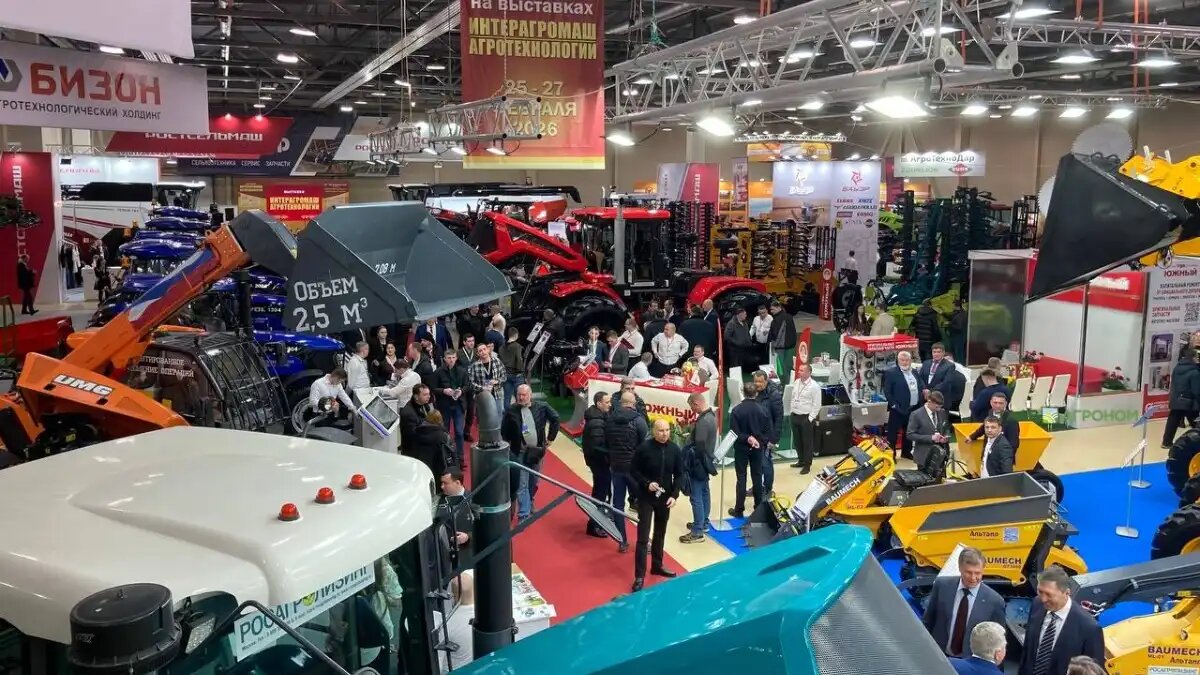 Фото:© Александр Чуперев / Glavagronom.ru
Выставка «Интерагромаш» & «Агротехнологии» проходит с 26 по 8 февраля 2025 года