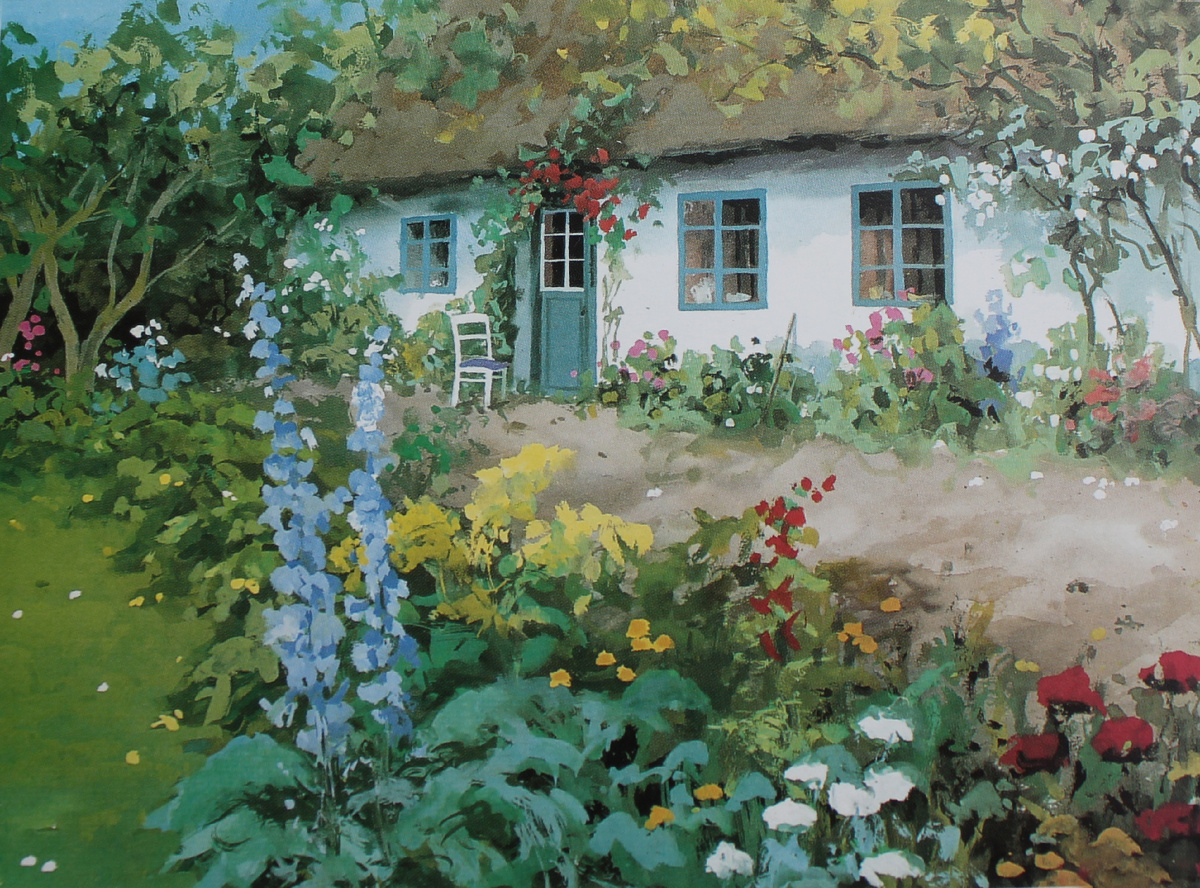 Сад в деревенском стиле