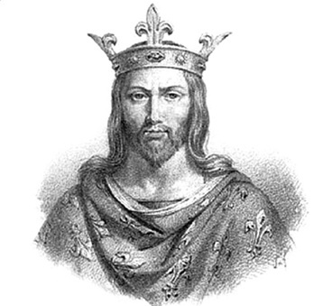 Людовик (Луи) VII. Длительное время его именовали Людовик Молодой (Младший), поскольку он был коронован в 11-летнем возрасте, став соправителем своего отца. Самостоятельно Людовик VII правил Французским королевством на протяжении 43 лет   