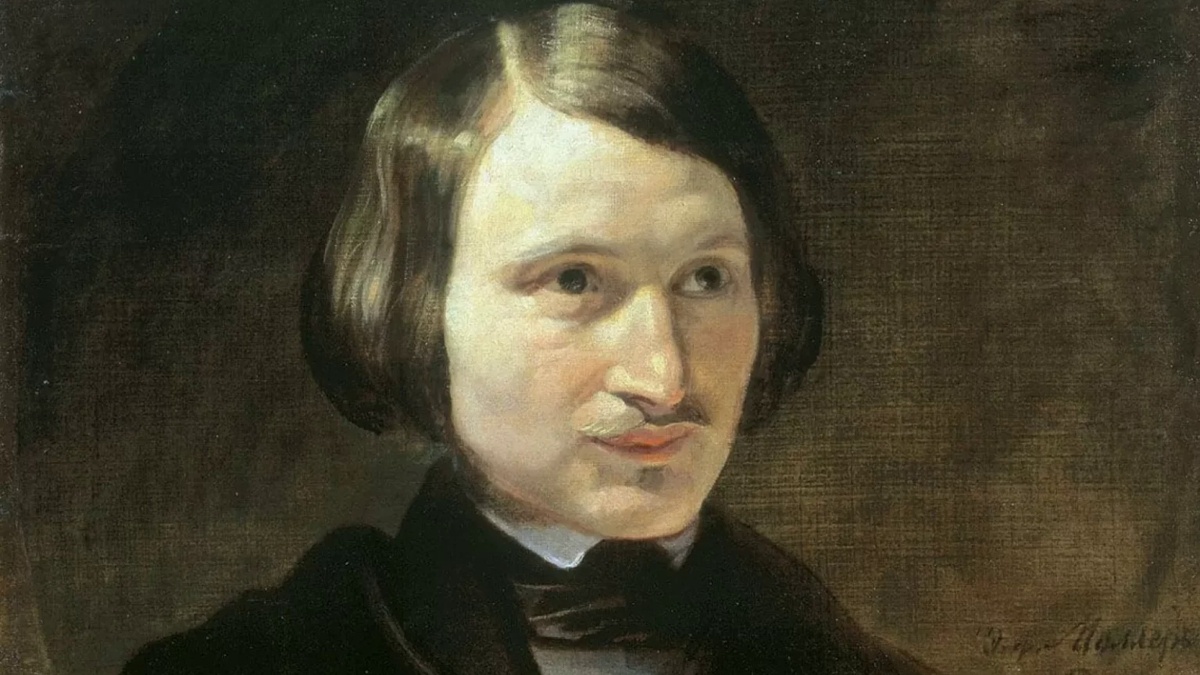 Ф. Моллер. Портрет Н. В. Гоголя, начало 1840-х.