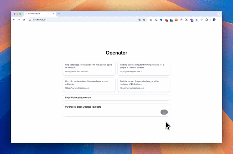 Краткая демонстрация работы