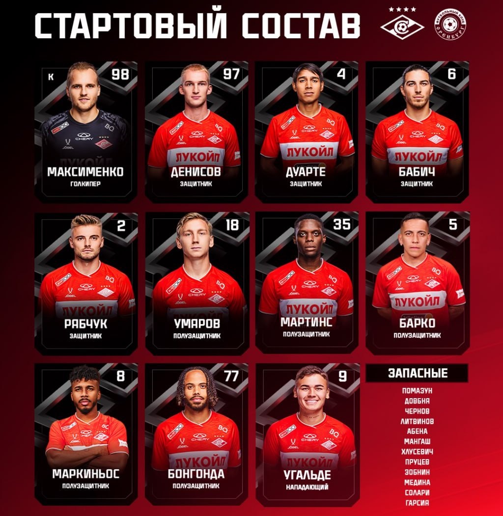 Фото из телеграм-канала "Спартака".