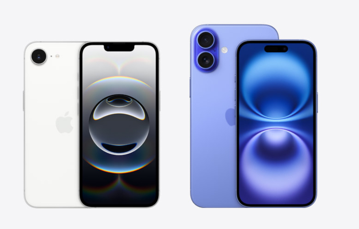 Что лучше взять iPhone 16 vs iPhone 16e скриншот с сайта apple