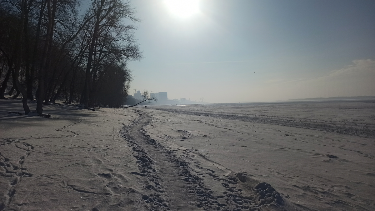 Туман и город вдали