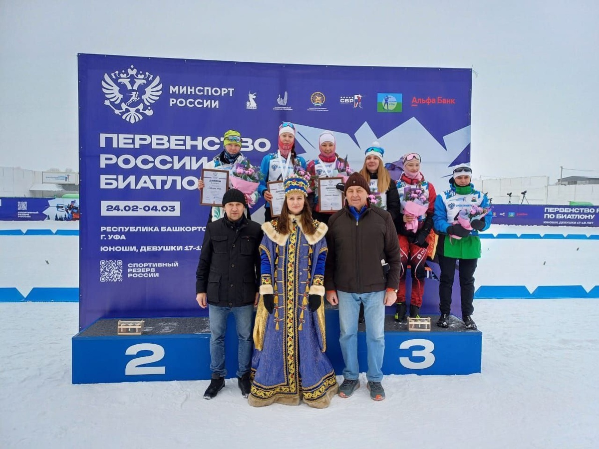   Юношеская сборная Югры по биатлону отлично выступает на первенстве России
