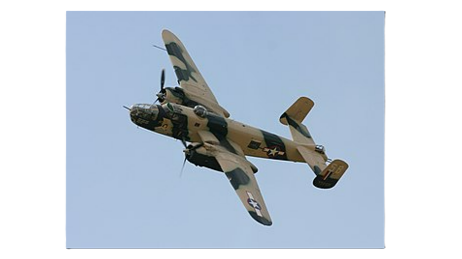 B-25 Mitchell, с подобного готовился прыжок 