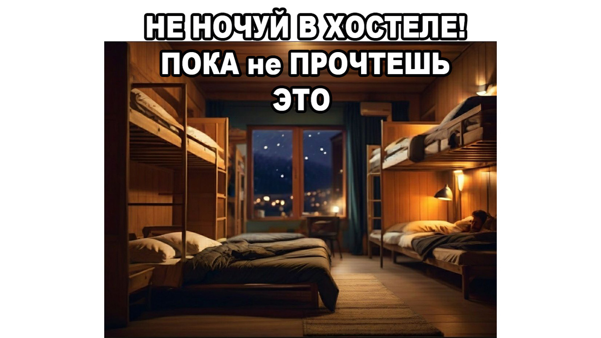 Так представляется хостел путнику, а на самом деле всё гораздо хуже...