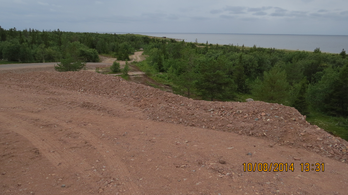 Сейчас такой панорамы нет - съезд к морю остался