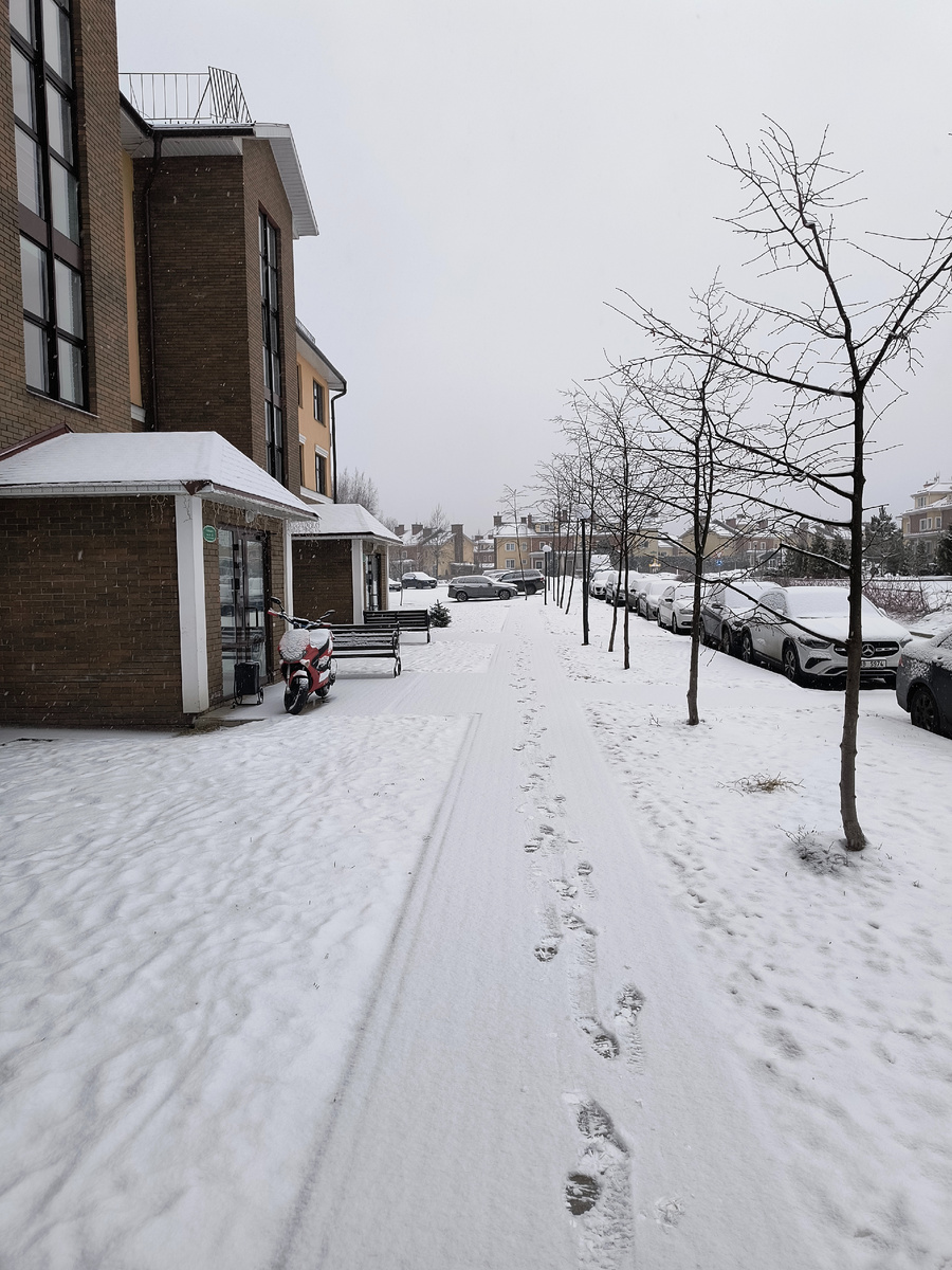 Мои следы. Туда-сюда.