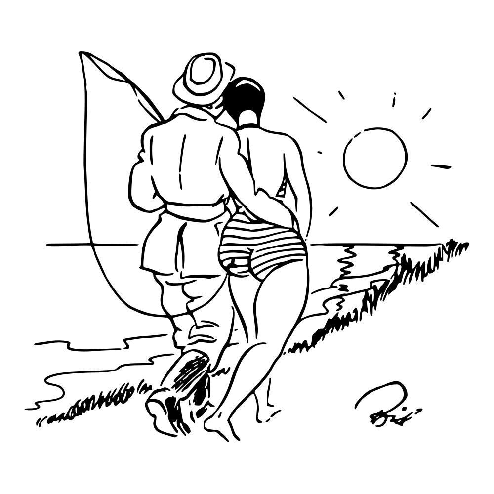 ФРАГМЕНТ КОМИКСА ОТ ХЕРЛУФА БИДСТРУПА  ПОД НАЗВАНИЕМ " ВЫУДИЛ "