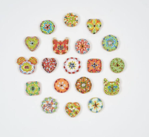 Вот такое разнообразие пончиков в творчестве 