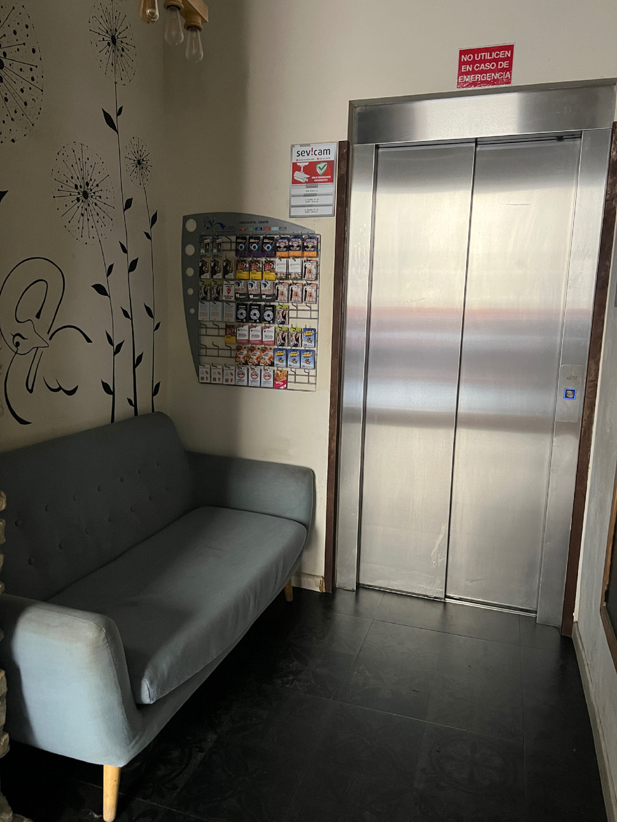 Elevator in a hostel. Seville, Spain. Photo by the author