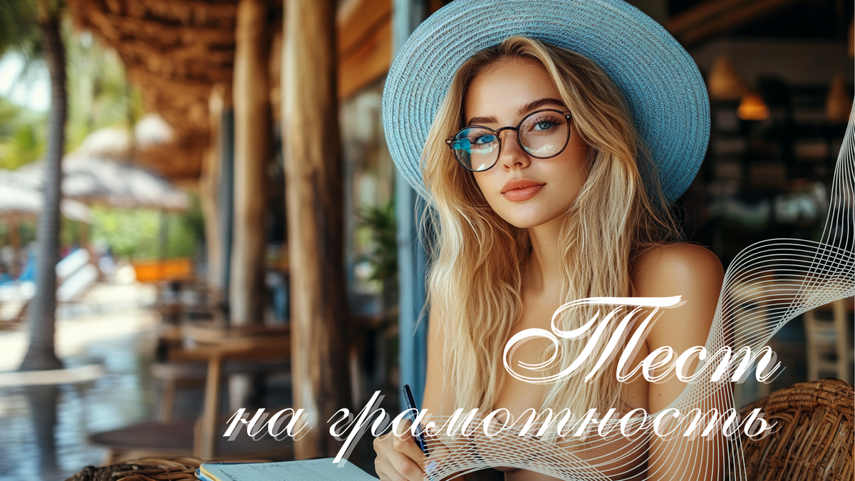 ТЕст на грамотность 