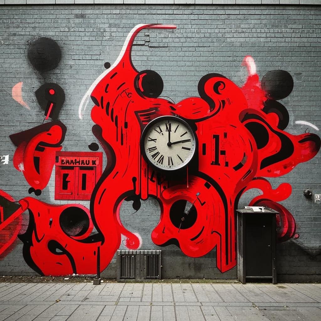 Если жизнь как серая стена, нарисуй своё граффити.