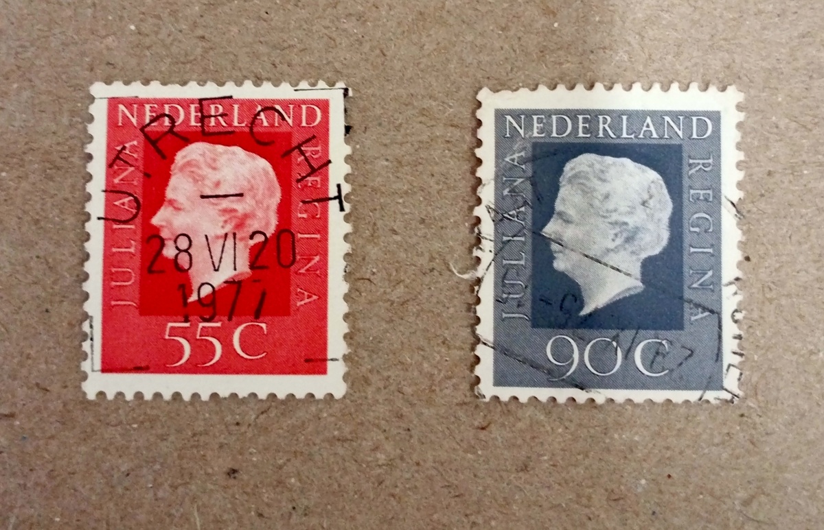 Королева Нидерландов (Голландии) Юлиана на почтовых марках. 