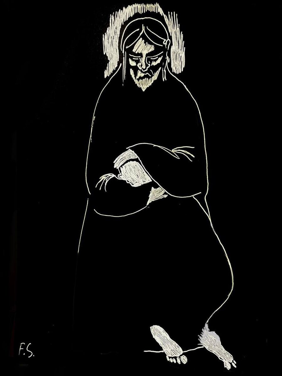 ""Я был глупцом, прости меня, папа", - шептал седой старик и плакал."(с) Фото: Фотон Света / t.me/fotonsveta