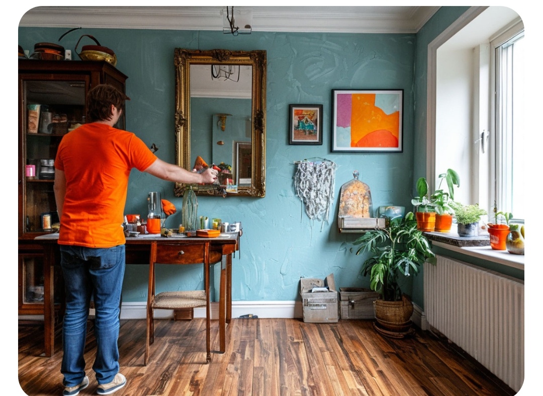 Покраска стен 