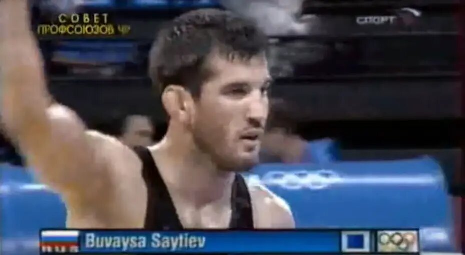    Бувайсар Сайтиев. Фото: стоп-кадр трансляции Олимпийских игр 2004 года