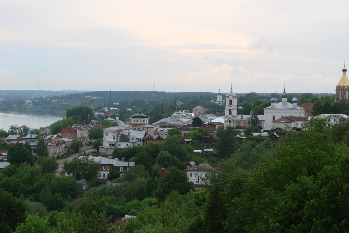 Касимов. Вид с минарета Ханской мечети (фото 2018 года)