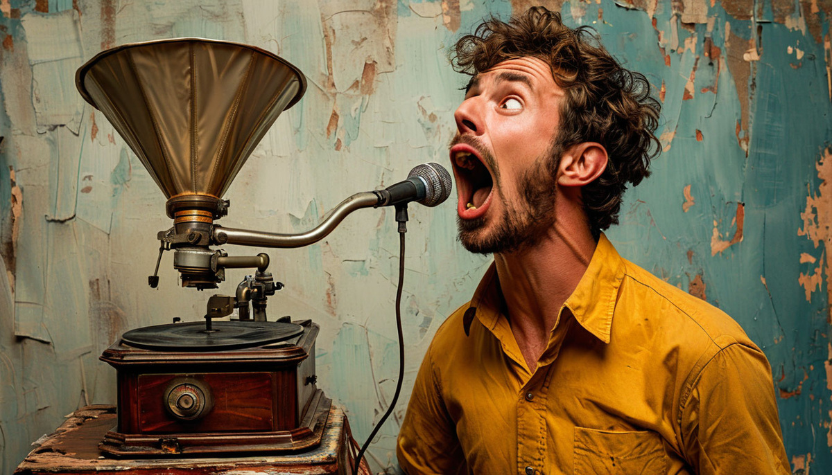 Да я в этот патефон сам пою :)))