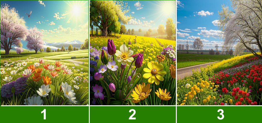 Выберите один пейзаж